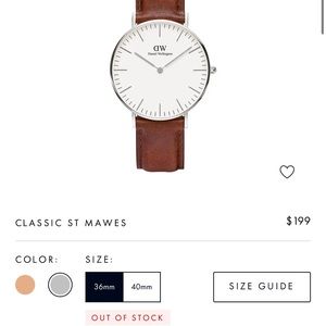 Daniel Wellington 36mm watch